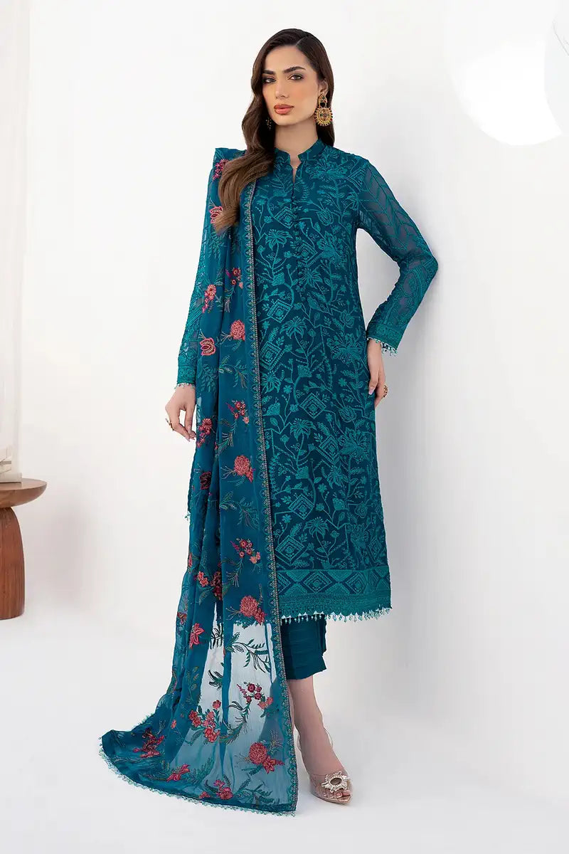 Zarif | LA CELESTE LUXURY Formals | ZLC 03 GARDENIA by Zarif - Designer Dress - Type: Ladies Clothes - Available at Libayah - 100% Original