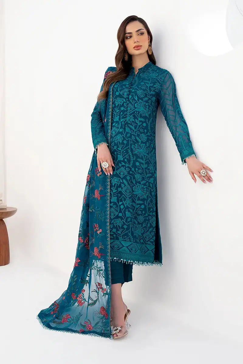 Zarif | LA CELESTE LUXURY Formals | ZLC 03 GARDENIA by Zarif - Designer Dress - Type: Ladies Clothes - Available at Libayah - 100% Original