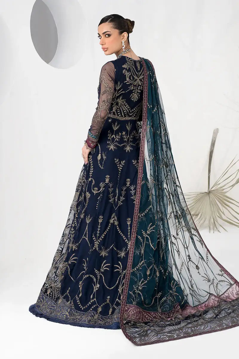 Zarif | LA CELESTE LUXURY Formals | ZLC 01 BLUEBERRY by Zarif - Designer Dress - Type: Ladies Clothes - Available at Libayah - 100% Original