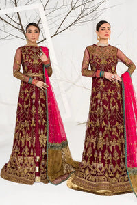 Zarif | LA CELESTE LUXURY Formals | ZLC 04 BURNT ROSE by Zarif - Designer Dress - Type: Ladies Clothes - Available at Libayah - 100% Original