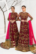 Zarif | LA CELESTE LUXURY Formals | ZLC 04 BURNT ROSE by Zarif - Designer Dress - Type: Ladies Clothes - Available at Libayah - 100% Original