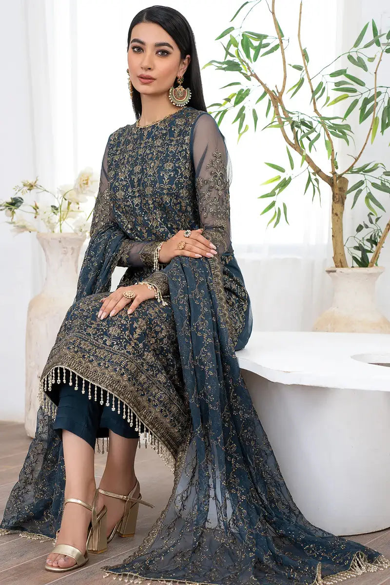 Zarif | Meeral Formals | ZLM 07 MEYSA by Zarif - Designer Dress - Type: Ladies Clothes - Available at Libayah - 100% Original