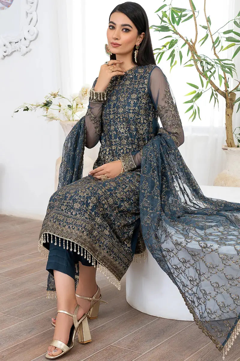 Zarif | Meeral Formals | ZLM 07 MEYSA by Zarif - Designer Dress - Type: Ladies Clothes - Available at Libayah - 100% Original