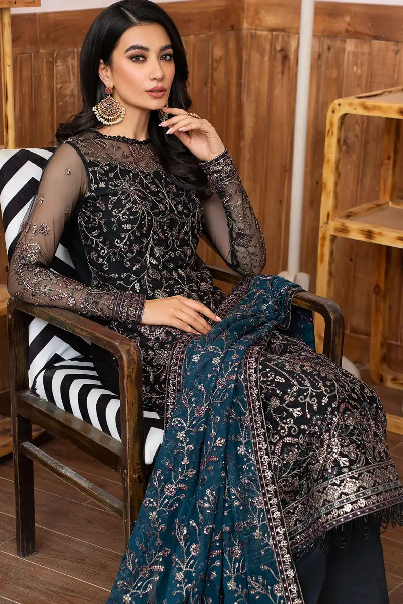 Zarif | Meeral Formals | ZLM 02 ZIMMEL by Zarif - Designer Dress - Type: Ladies Clothes - Available at Libayah - 100% Original
