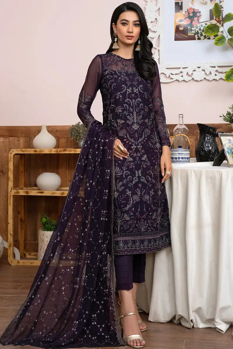Zarif | Meeral Formals | ZLM 05 SCARLETT by Zarif - Designer Dress - Type: Ladies Clothes - Available at Libayah - 100% Original