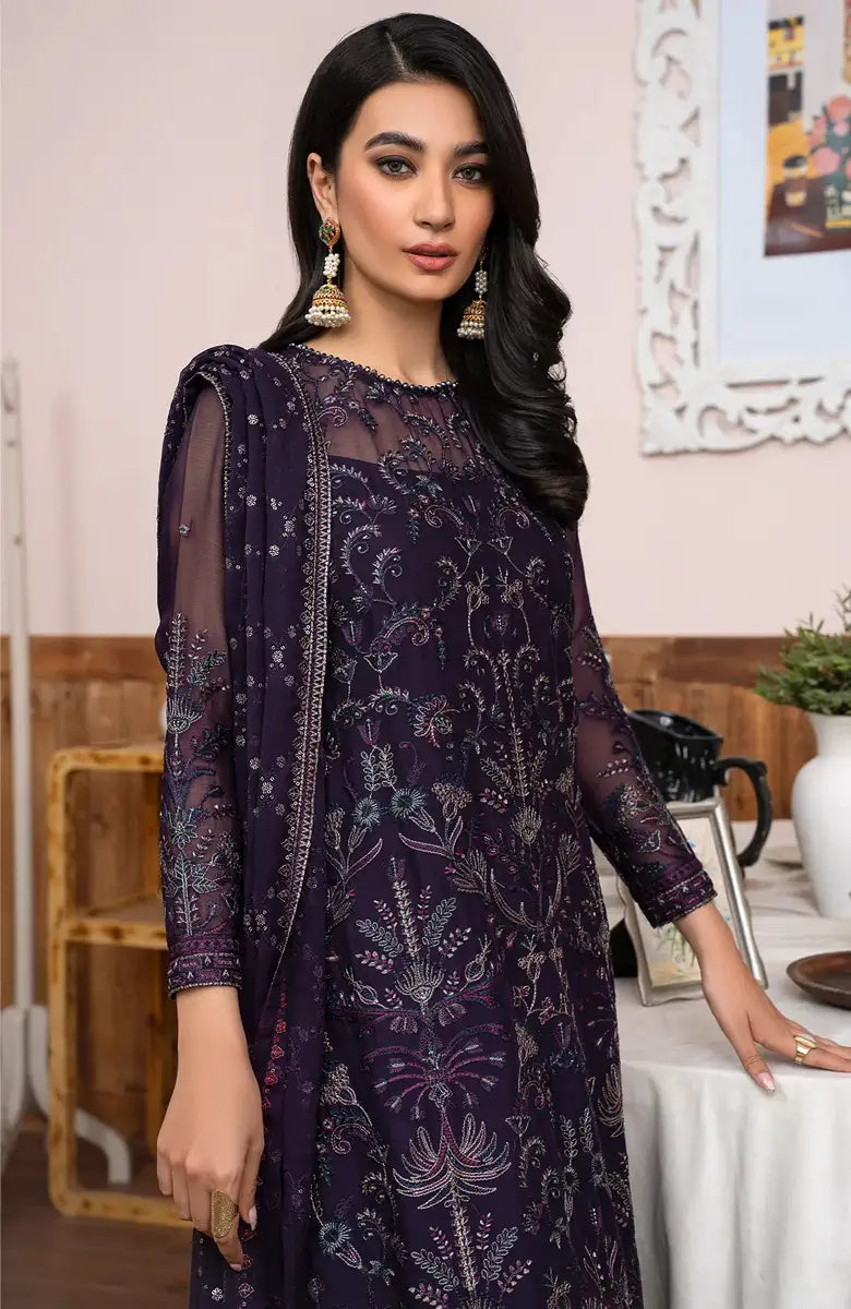 Zarif | Meeral Formals | ZLM 05 SCARLETT by Zarif - Designer Dress - Type: Ladies Clothes - Available at Libayah - 100% Original