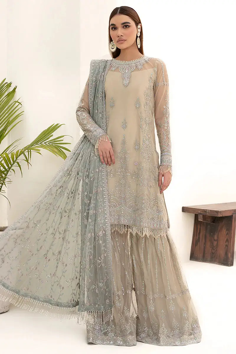 Zarif | Nazneen Formals | ZN 04 MOON LIGHT by Zarif - Designer Dress - Type: Ladies Clothes - Available at Libayah - 100% Original