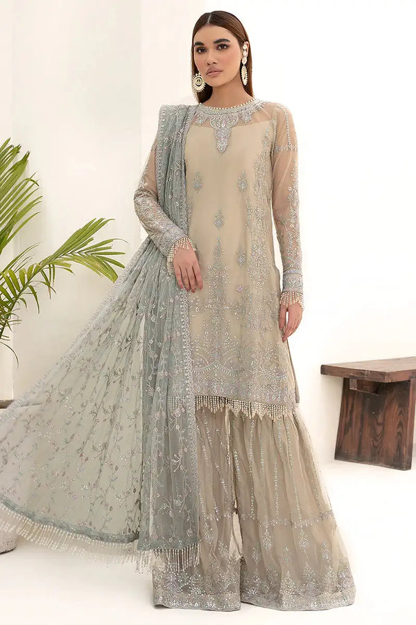 Zarif | Nazneen Formals | ZN 04 MOON LIGHT by Zarif - Designer Dress - Type: Ladies Clothes - Available at Libayah - 100% Original