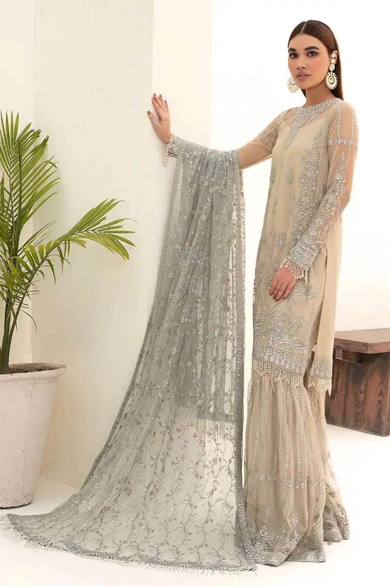 Zarif | Nazneen Formals | ZN 04 MOON LIGHT by Zarif - Designer Dress - Type: Ladies Clothes - Available at Libayah - 100% Original