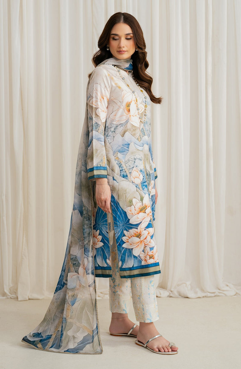 Zarif | Prints 24 |  ZGS 03 ASLAAN by Zarif - Designer Dress - Type: Ladies Clothes - Available at Libayah - 100% Original