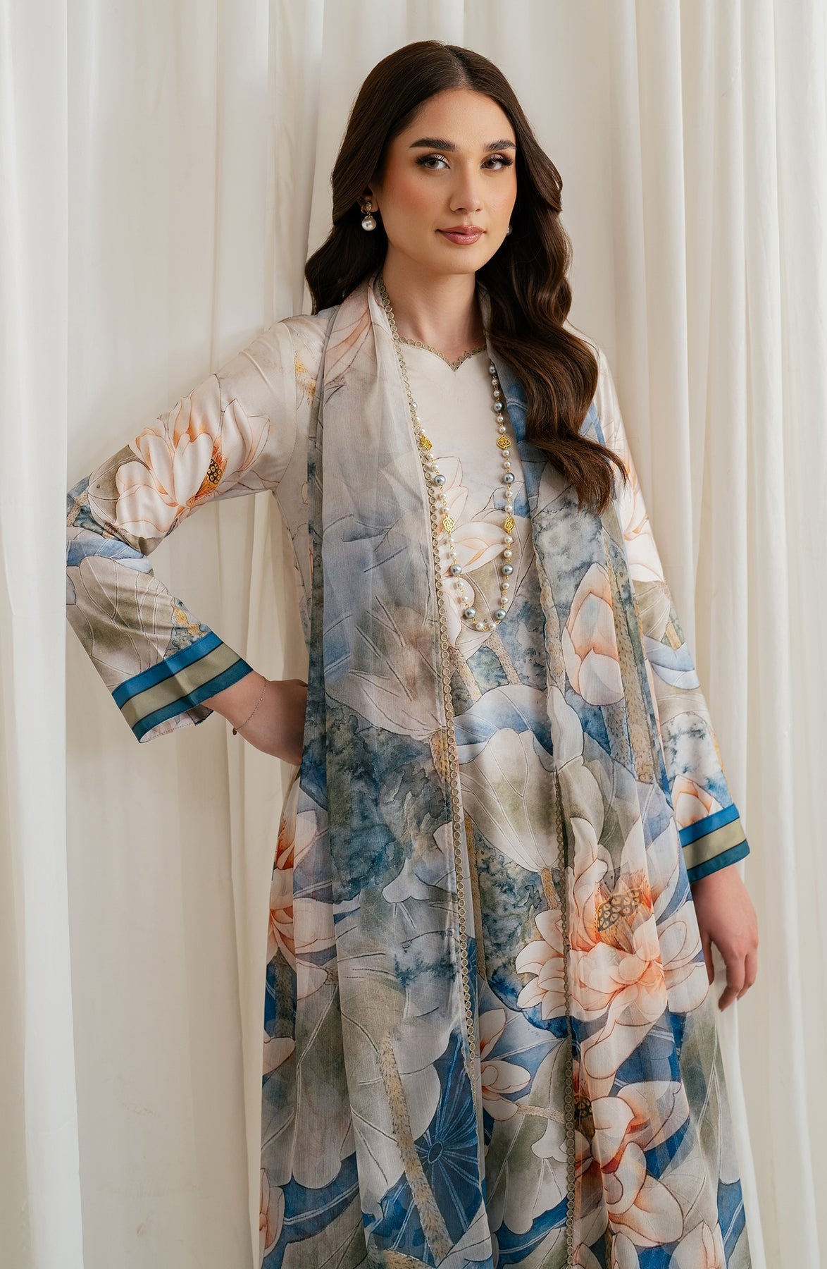 Zarif | Prints 24 |  ZGS 03 ASLAAN by Zarif - Designer Dress - Type: Ladies Clothes - Available at Libayah - 100% Original