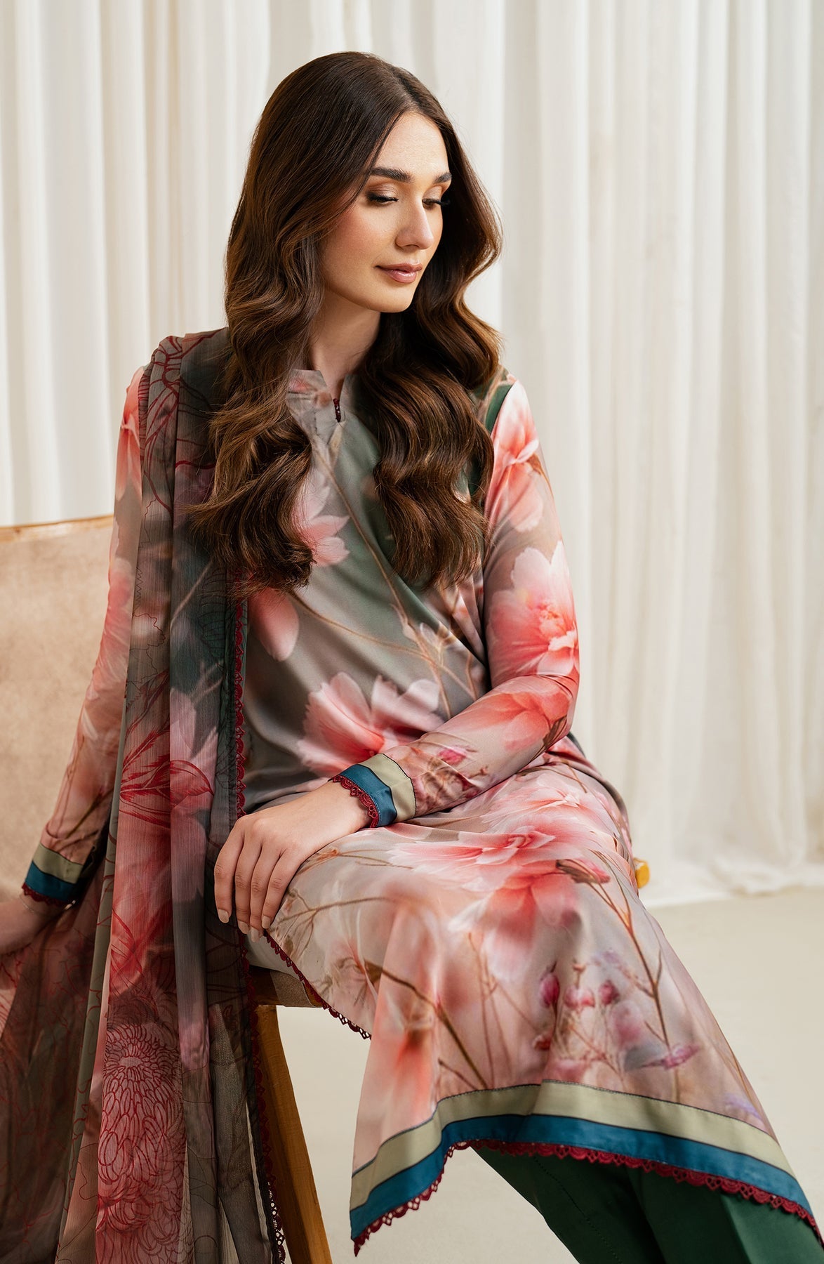 Zarif | Prints 24 |  ZGS 08 INSIAH by Zarif - Designer Dress - Type: Ladies Clothes - Available at Libayah - 100% Original