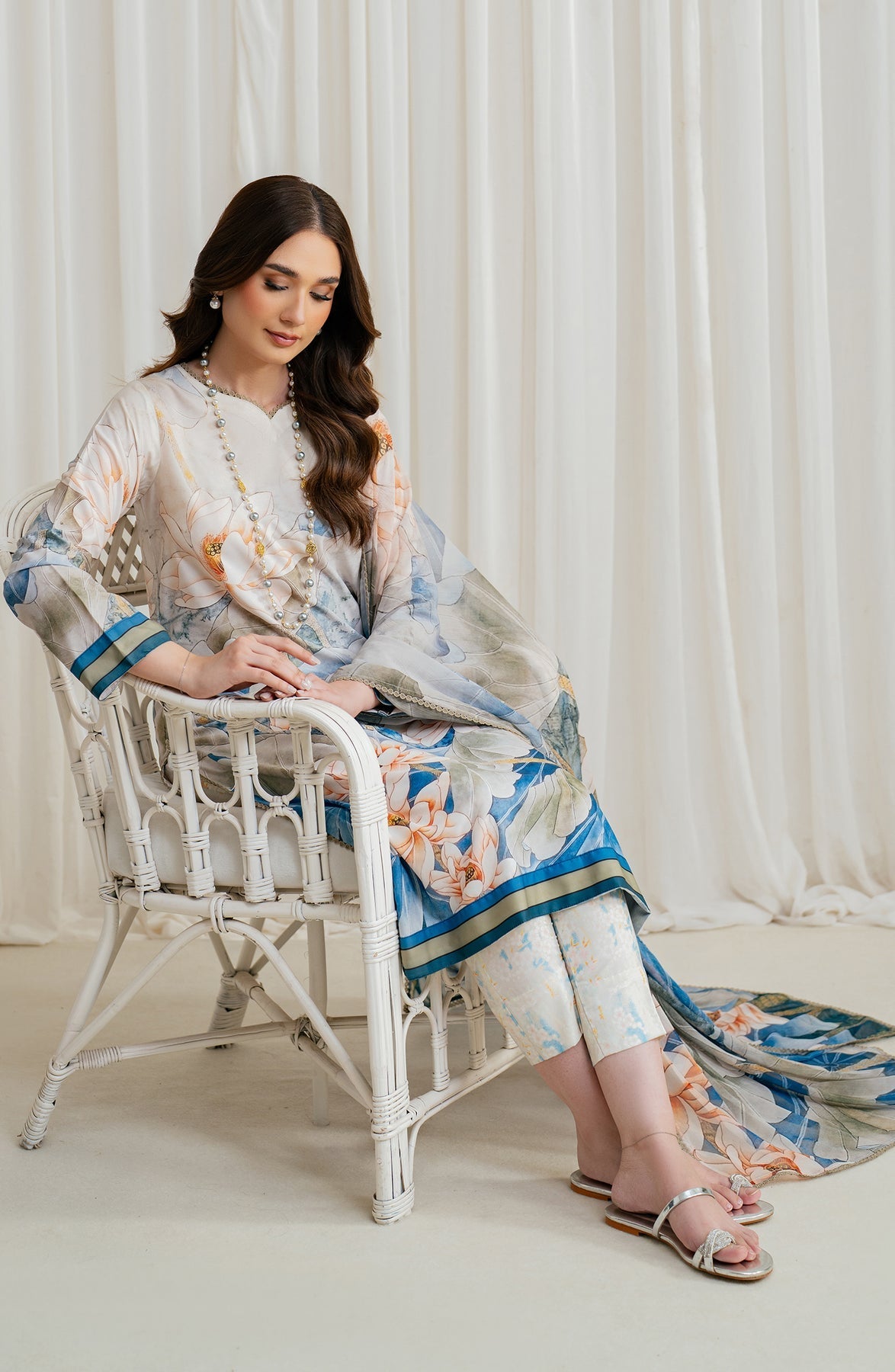 Zarif | Prints 24 |  ZGS 03 ASLAAN by Zarif - Designer Dress - Type: Ladies Clothes - Available at Libayah - 100% Original