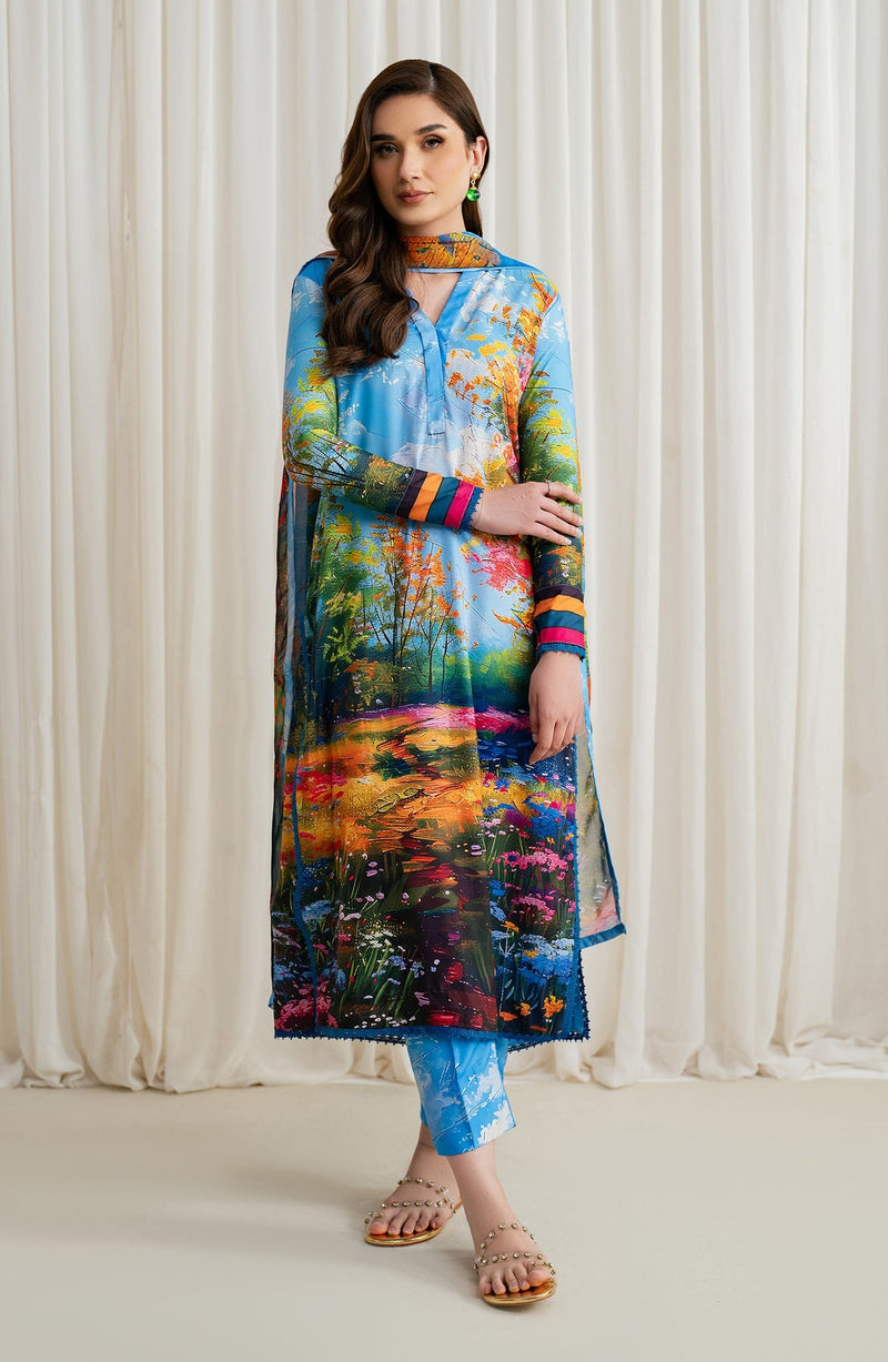 Zarif | Prints 24 |  ZGS 11 GEORGIA by Zarif - Designer Dress - Type: Ladies Clothes - Available at Libayah - 100% Original