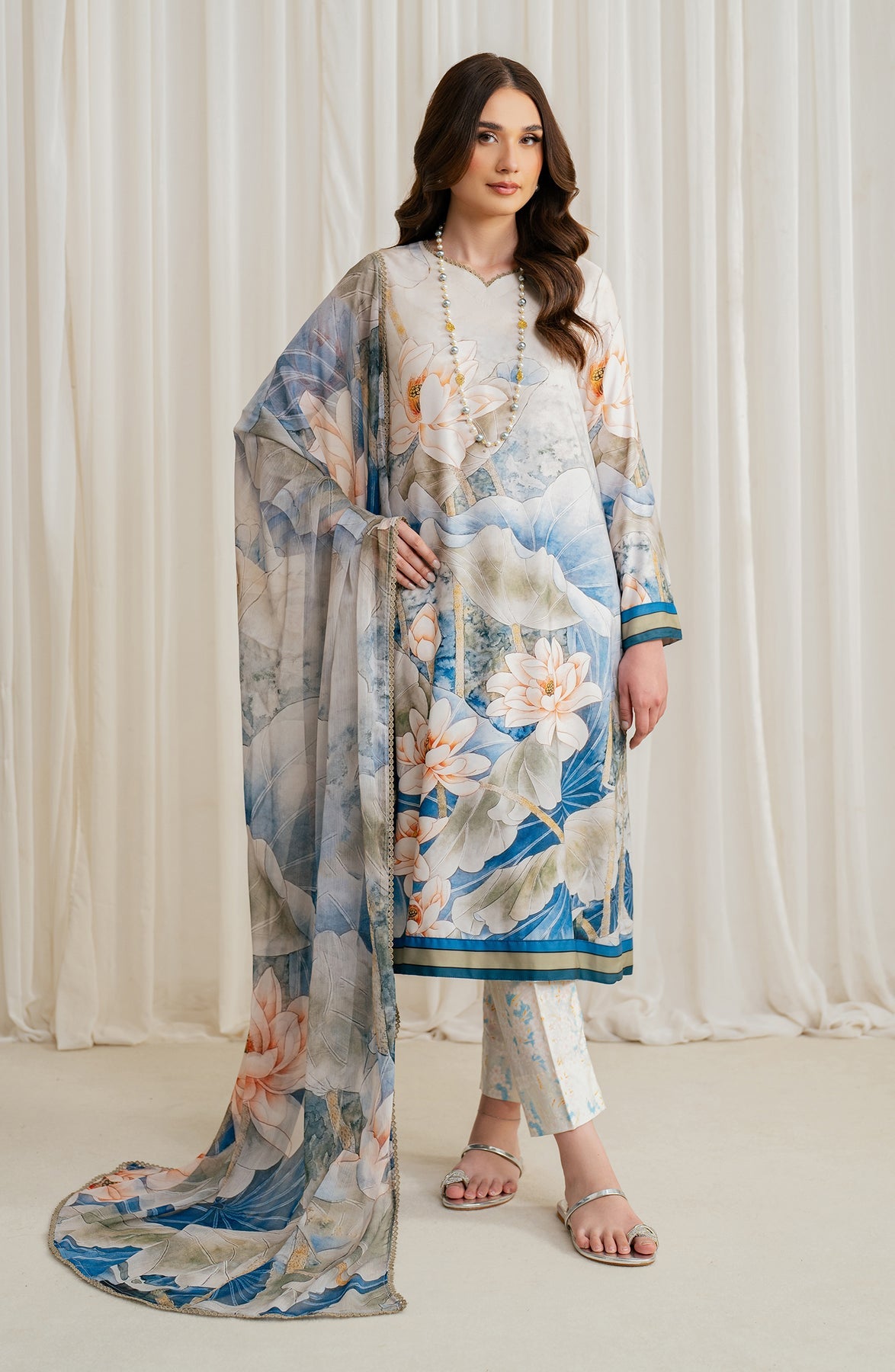 Zarif | Prints 24 |  ZGS 03 ASLAAN by Zarif - Designer Dress - Type: Ladies Clothes - Available at Libayah - 100% Original