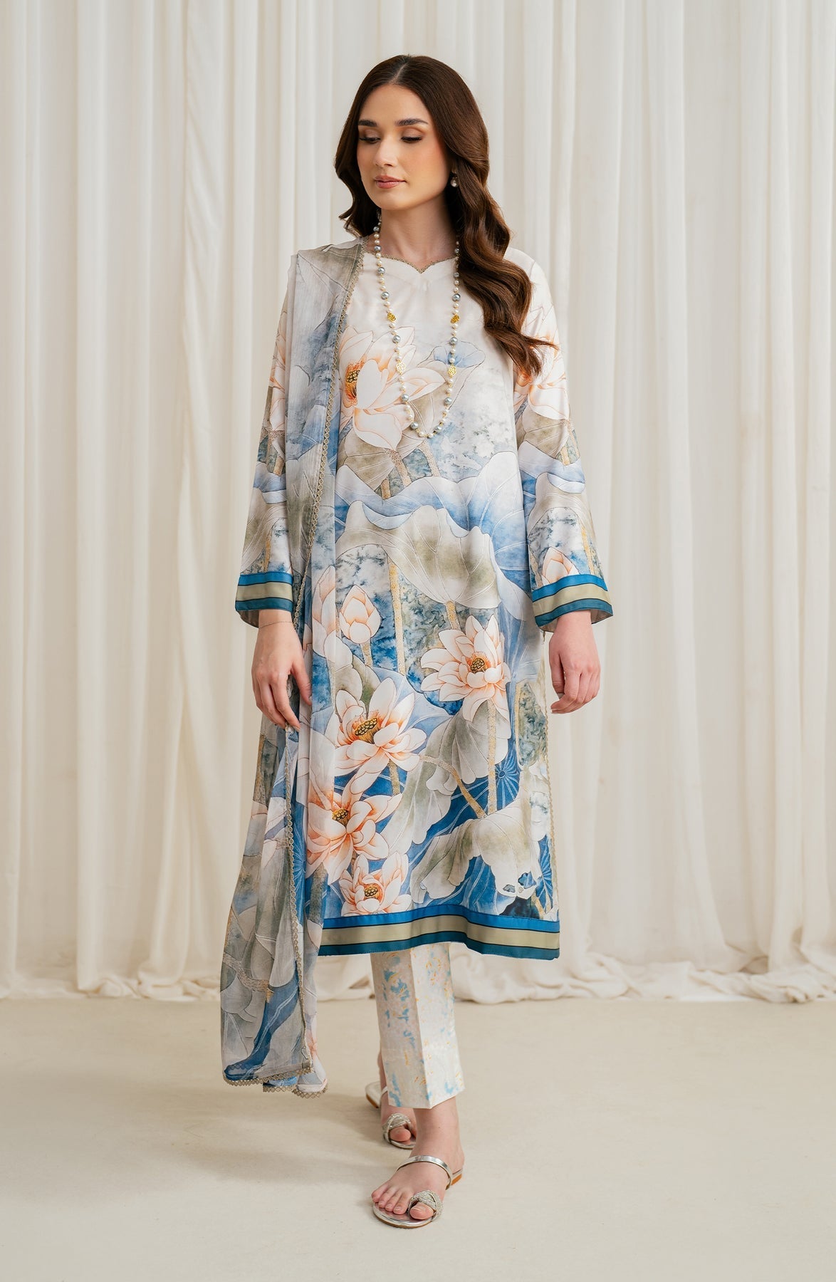 Zarif | Prints 24 |  ZGS 03 ASLAAN by Zarif - Designer Dress - Type: Ladies Clothes - Available at Libayah - 100% Original