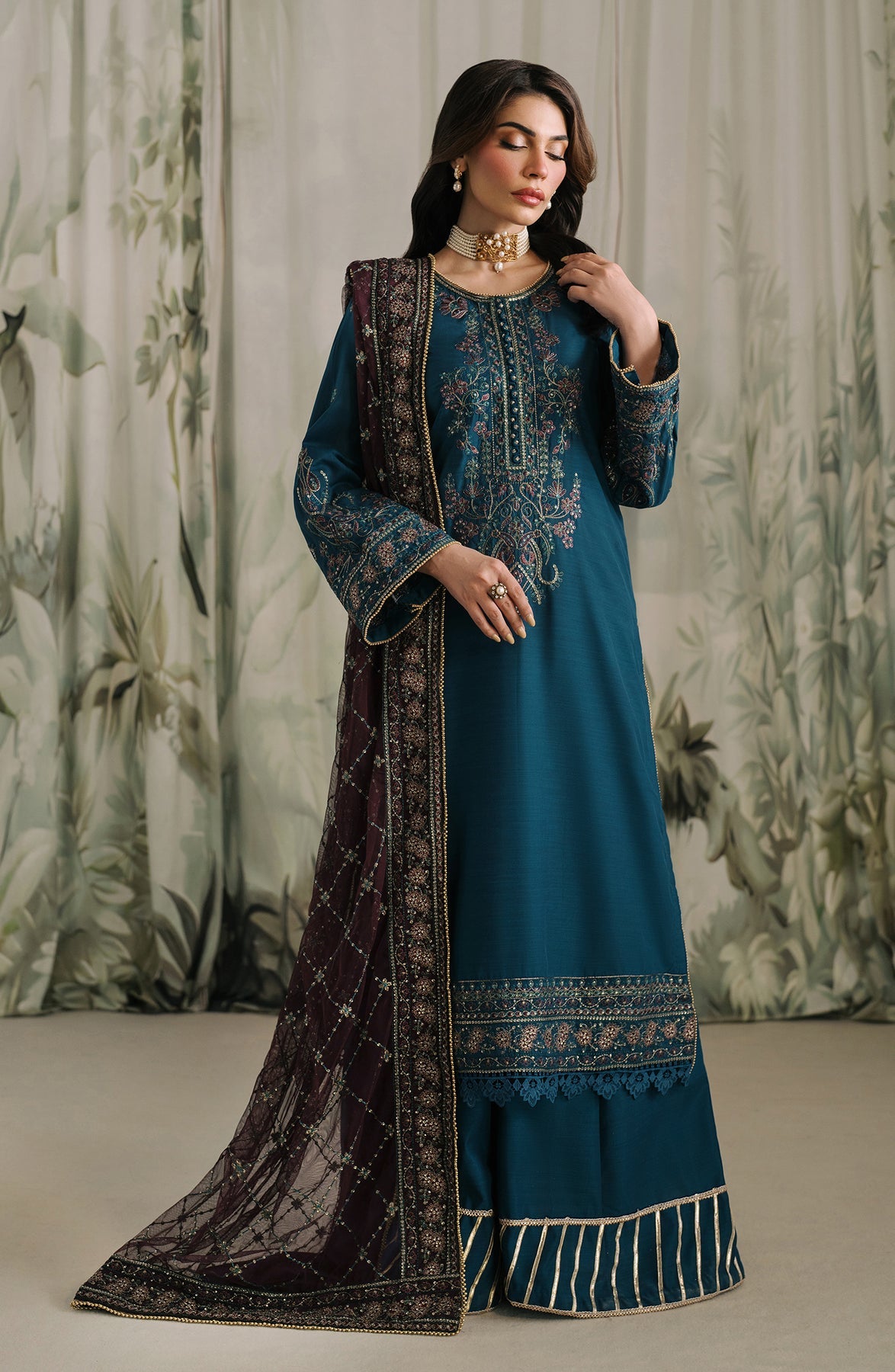 Zarif | Raw Silk | ZRF-RW-03 REENA by Zarif - Designer Dress - Type: Ladies Clothes - Available at Libayah - 100% Original