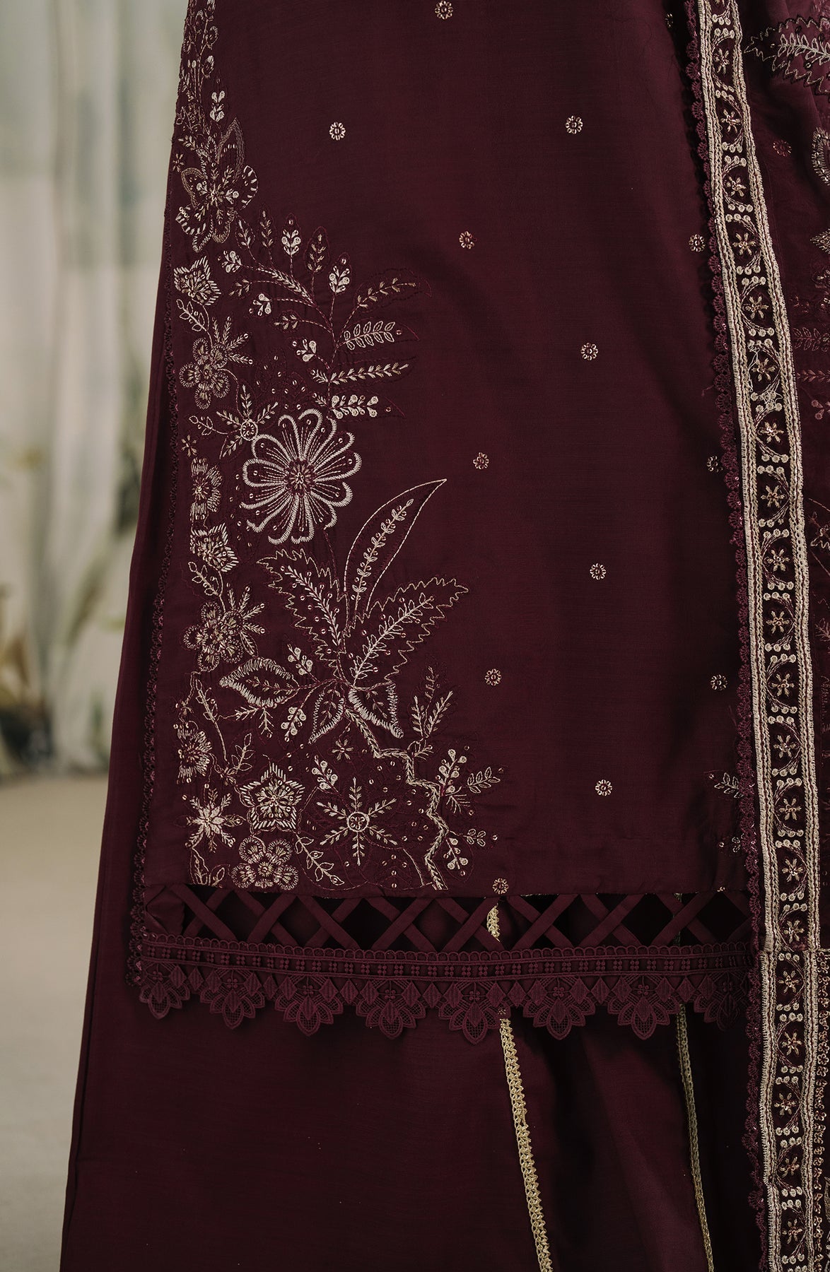 Zarif | Raw Silk | ZRF-RW-04 LIANA by Zarif - Designer Dress - Type: Ladies Clothes - Available at Libayah - 100% Original