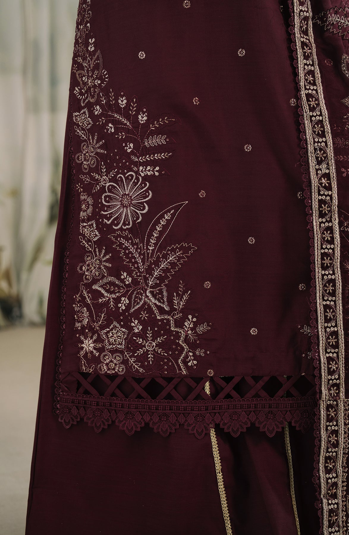 Zarif | Raw Silk | ZRF-RW-04 LIANA by Zarif - Designer Dress - Type: Ladies Clothes - Available at Libayah - 100% Original