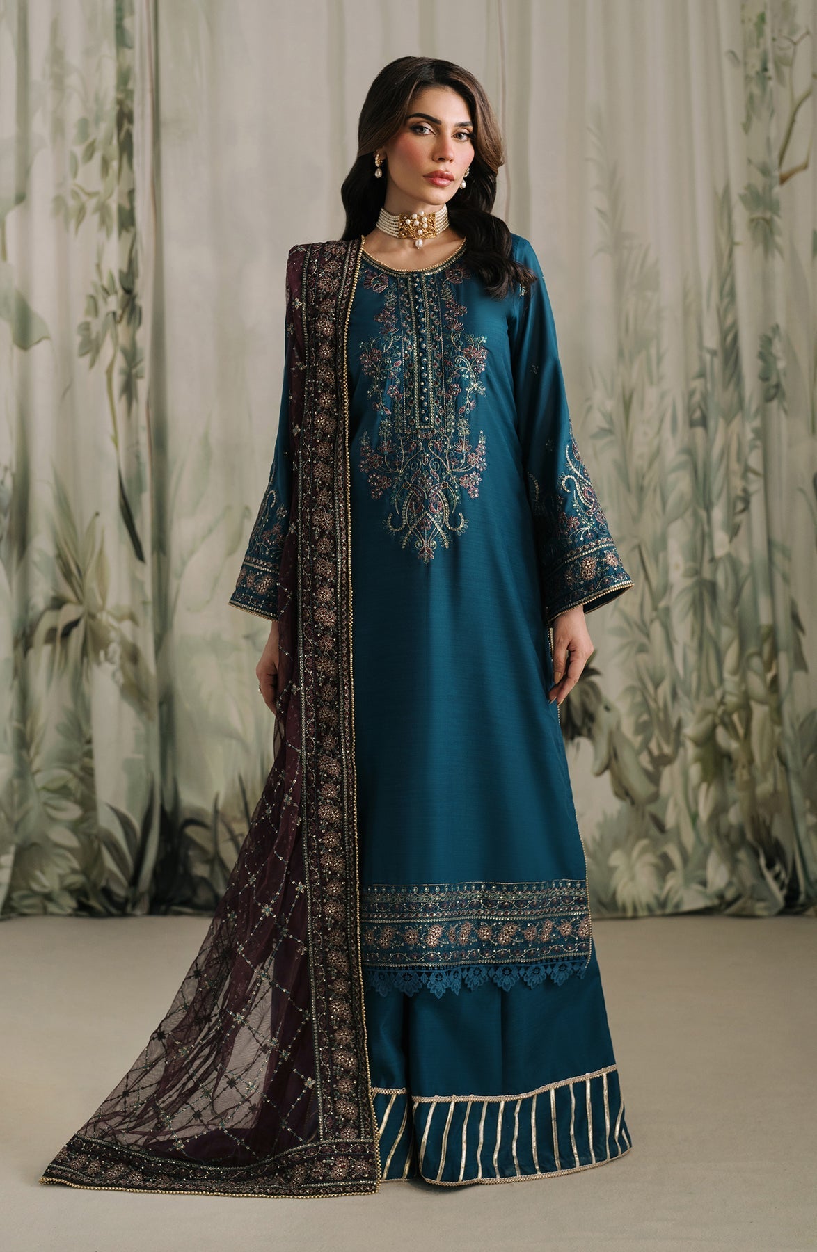 Zarif | Raw Silk | ZRF-RW-03 REENA by Zarif - Designer Dress - Type: Ladies Clothes - Available at Libayah - 100% Original