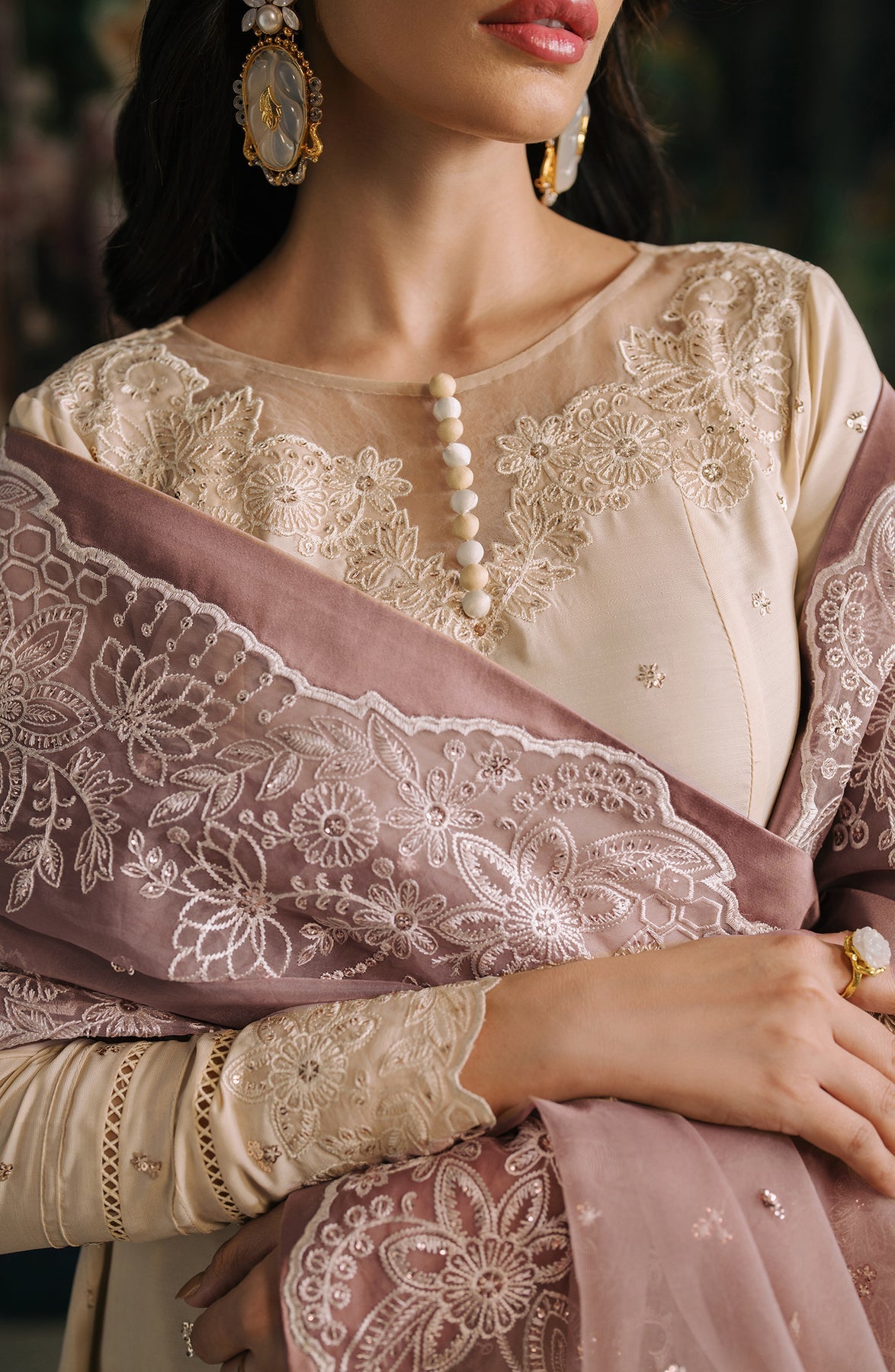 Zarif | Raw Silk | ZRF-RW-01 ANORA by Zarif - Designer Dress - Type: Ladies Clothes - Available at Libayah - 100% Original