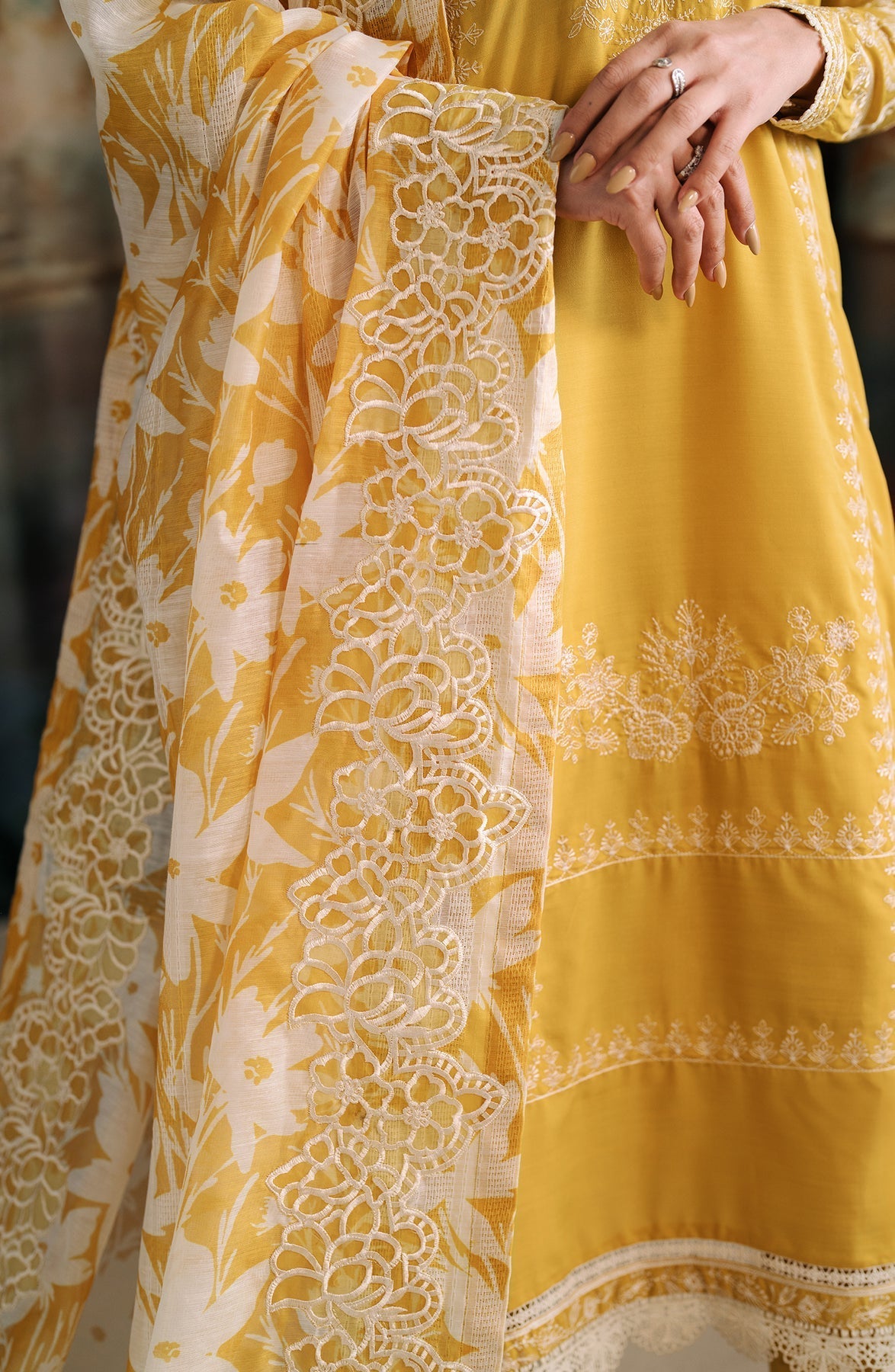 Zarif | Raw Silk | ZRF-RW-06 AZAL by Zarif - Designer Dress - Type: Ladies Clothes - Available at Libayah - 100% Original