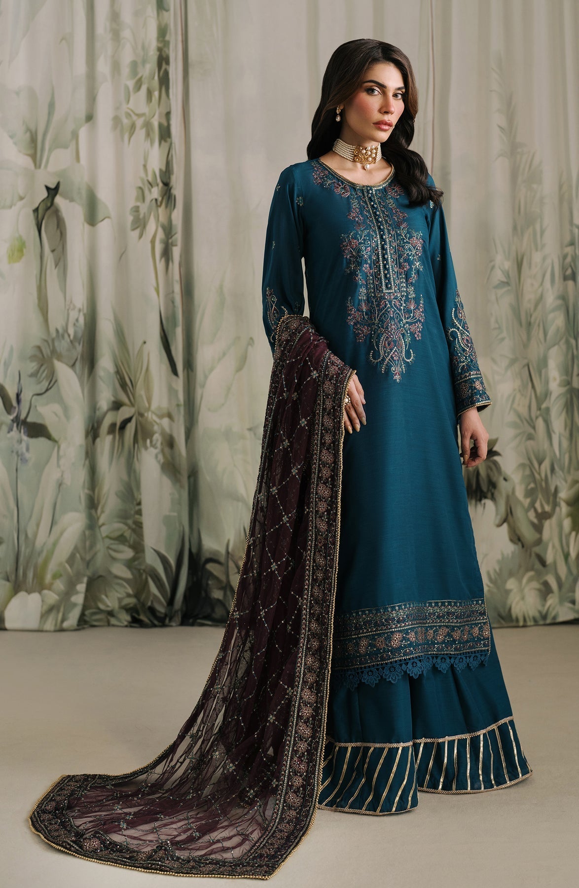 Zarif | Raw Silk | ZRF-RW-03 REENA by Zarif - Designer Dress - Type: Ladies Clothes - Available at Libayah - 100% Original