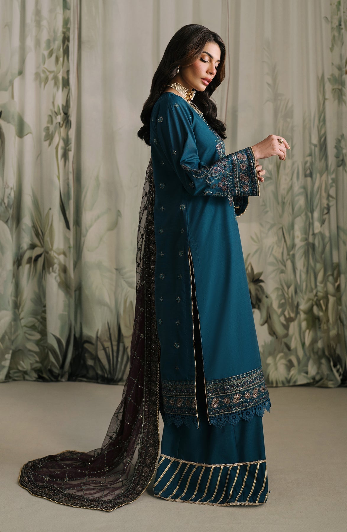 Zarif | Raw Silk | ZRF-RW-03 REENA by Zarif - Designer Dress - Type: Ladies Clothes - Available at Libayah - 100% Original
