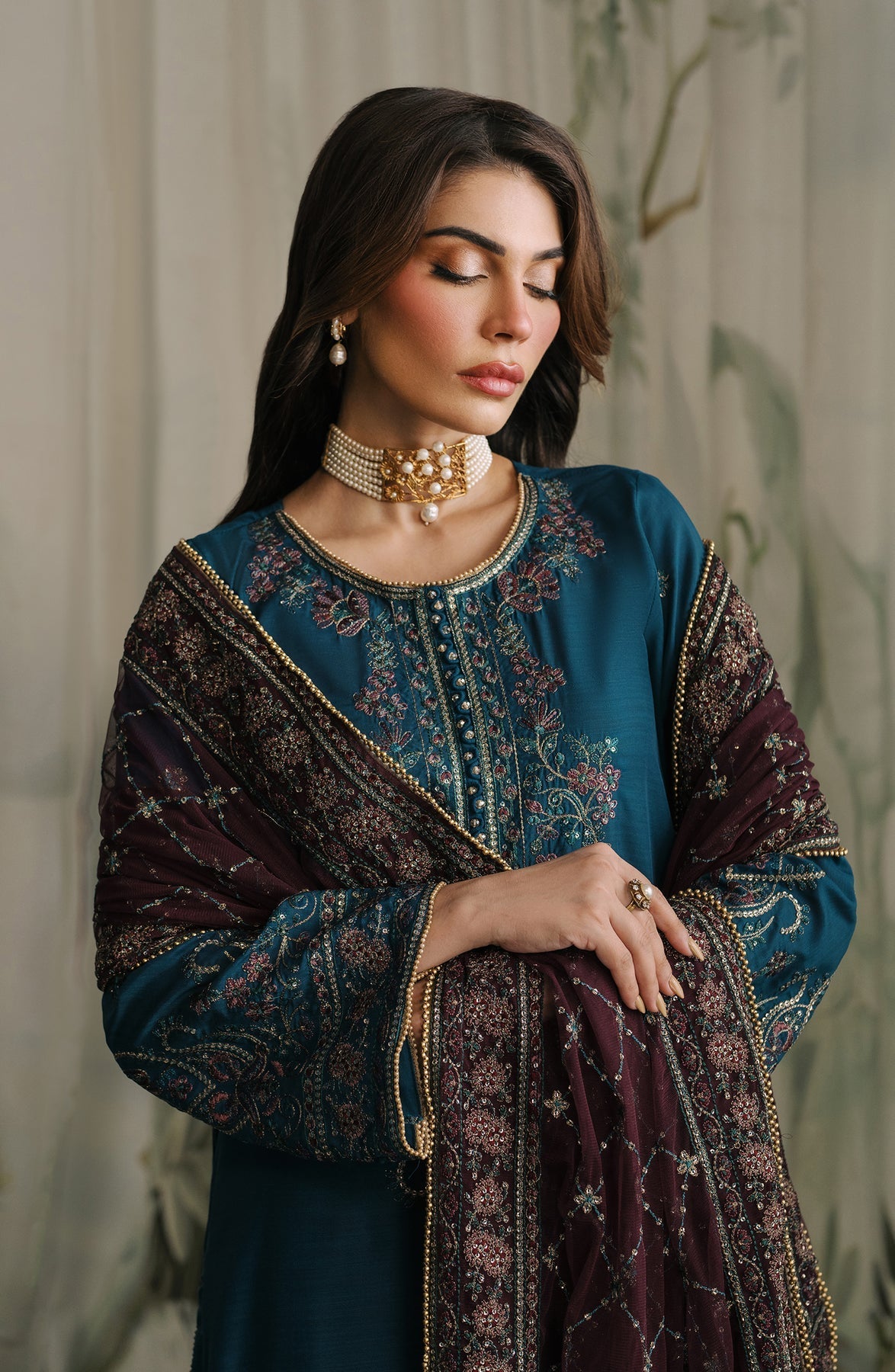 Zarif | Raw Silk | ZRF-RW-03 REENA by Zarif - Designer Dress - Type: Ladies Clothes - Available at Libayah - 100% Original