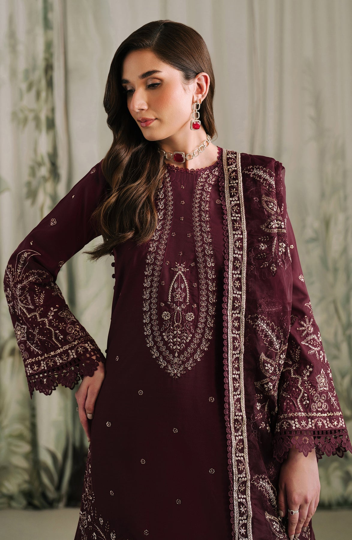 Zarif | Raw Silk | ZRF-RW-04 LIANA by Zarif - Designer Dress - Type: Ladies Clothes - Available at Libayah - 100% Original