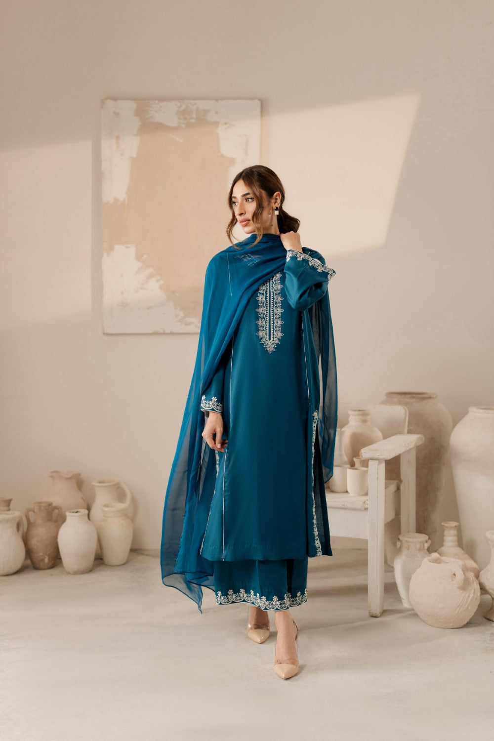Vintage | Raqsam Winter Drop | Sima by Vintage - Designer Dress - Type: Ladies Clothes - Available at Libayah - 100% Original