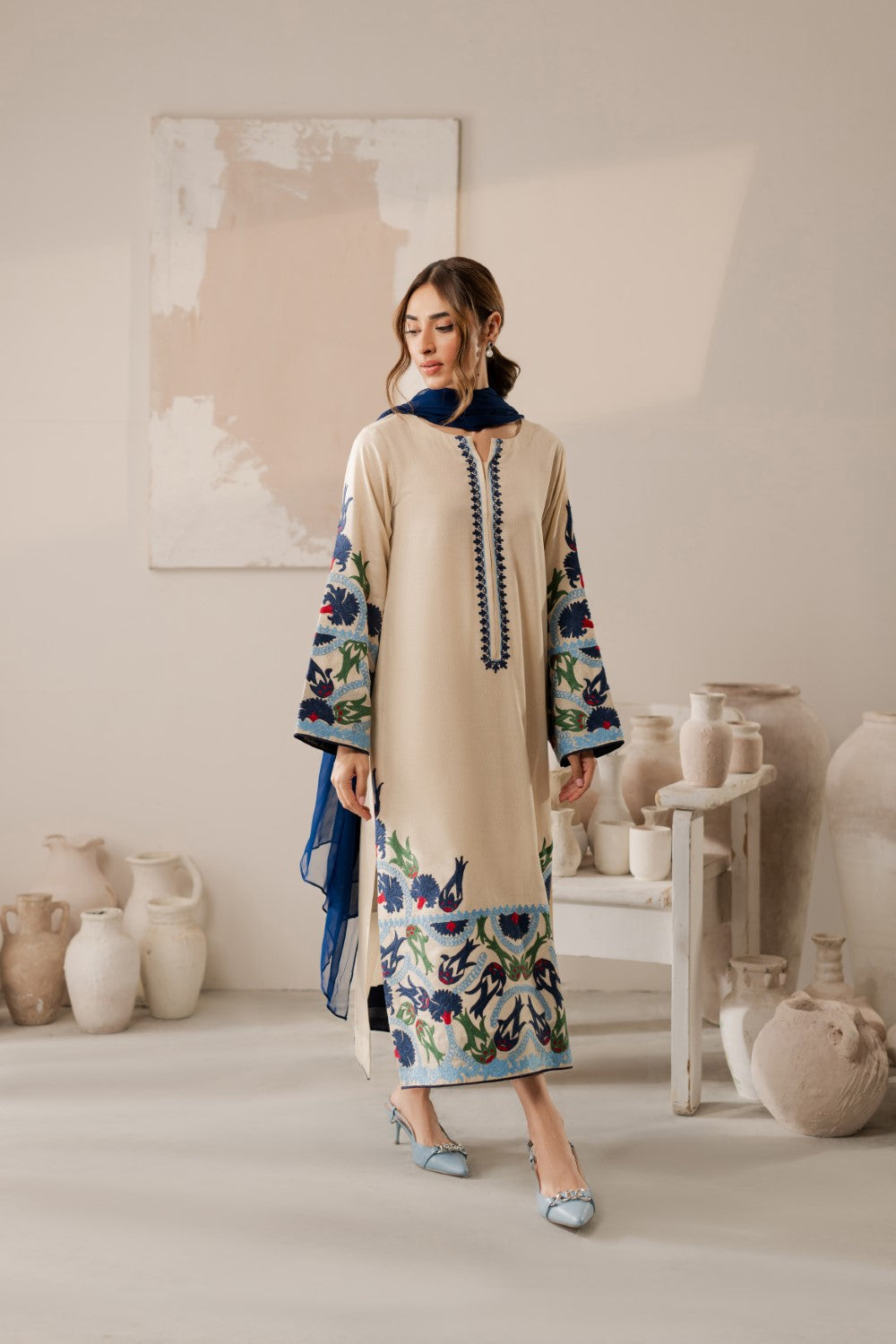 Vintage | Raqsam Winter Drop | Amyrah by Vintage - Designer Dress - Type: Ladies Clothes - Available at Libayah - 100% Original