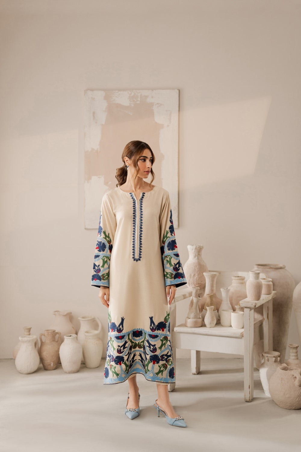 Vintage | Raqsam Winter Drop | Amyrah by Vintage - Designer Dress - Type: Ladies Clothes - Available at Libayah - 100% Original