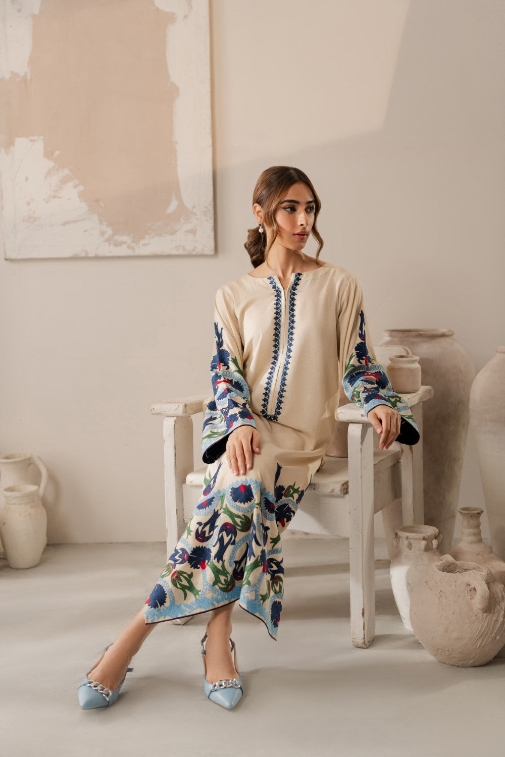 Vintage | Raqsam Winter Drop | Amyrah by Vintage - Designer Dress - Type: Ladies Clothes - Available at Libayah - 100% Original