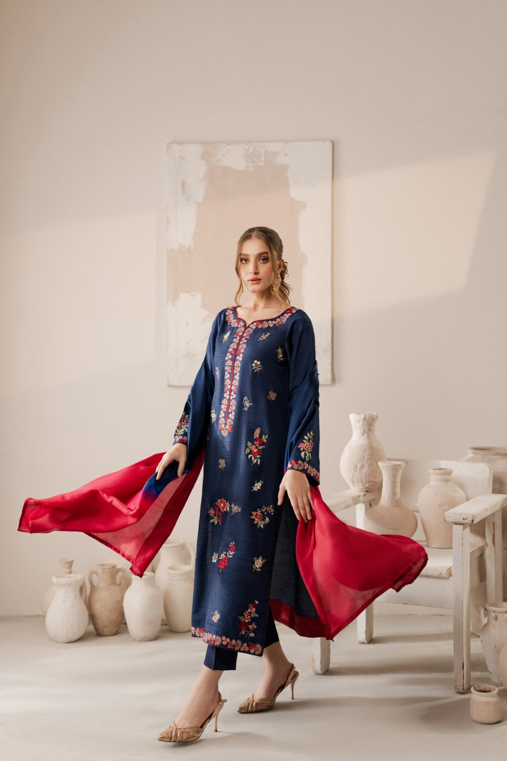 Vintage | Raqsam Winter Drop | Izmia by Vintage - Designer Dress - Type: Ladies Clothes - Available at Libayah - 100% Original