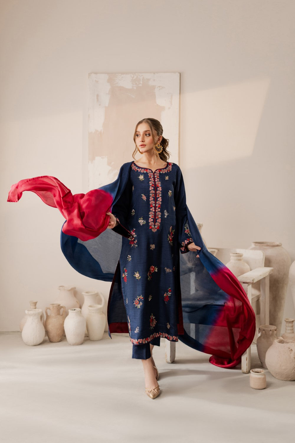 Vintage | Raqsam Winter Drop | Izmia by Vintage - Designer Dress - Type: Ladies Clothes - Available at Libayah - 100% Original