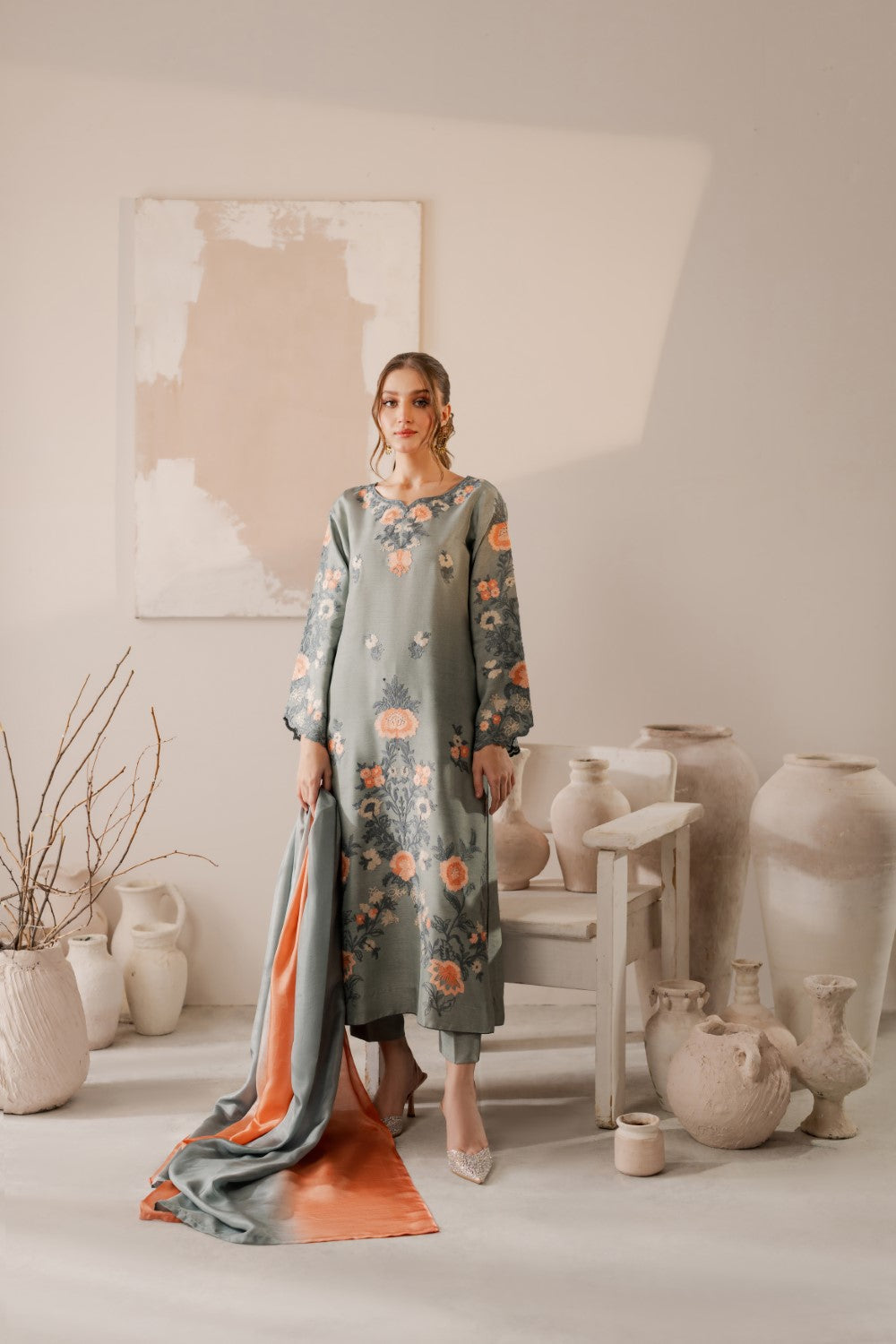 Vintage | Raqsam Winter Drop | Minali by Vintage - Designer Dress - Type: Ladies Clothes - Available at Libayah - 100% Original