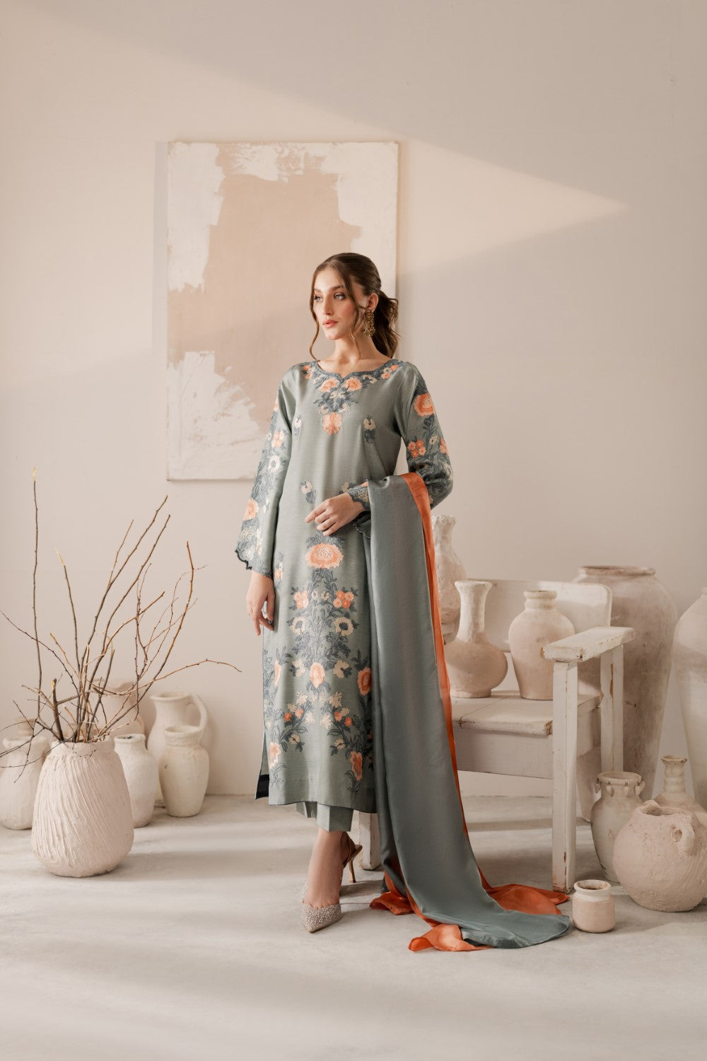 Vintage | Raqsam Winter Drop | Minali by Vintage - Designer Dress - Type: Ladies Clothes - Available at Libayah - 100% Original