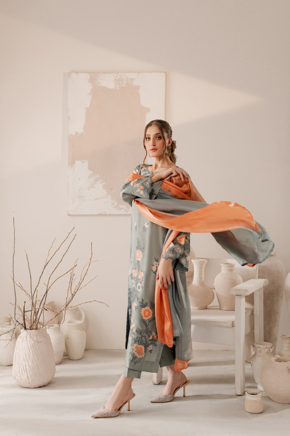 Vintage | Raqsam Winter Drop | Minali by Vintage - Designer Dress - Type: Ladies Clothes - Available at Libayah - 100% Original