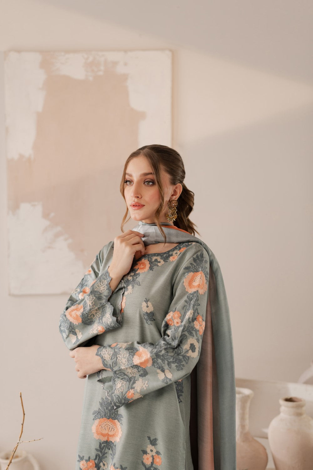 Vintage | Raqsam Winter Drop | Minali by Vintage - Designer Dress - Type: Ladies Clothes - Available at Libayah - 100% Original