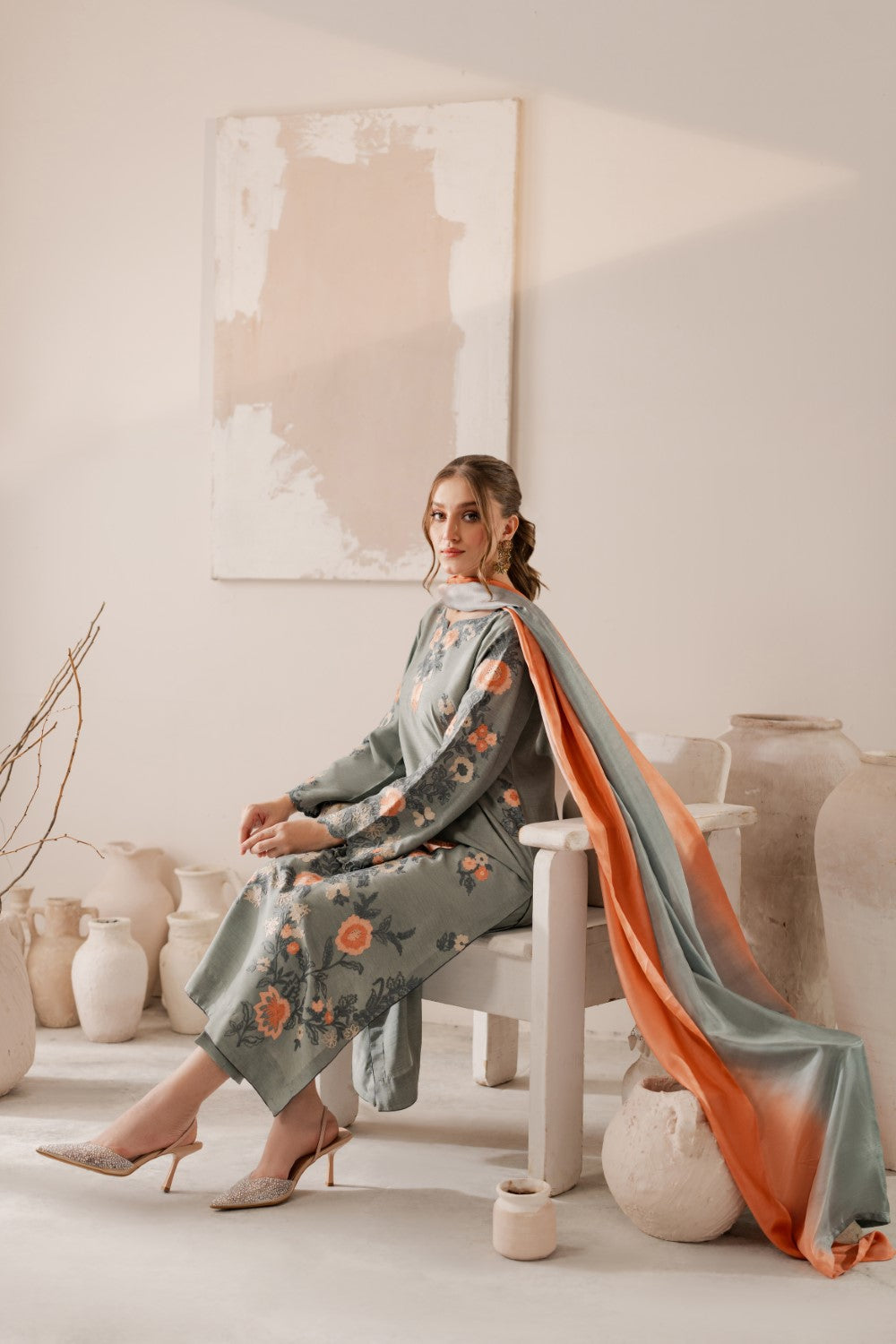 Vintage | Raqsam Winter Drop | Minali by Vintage - Designer Dress - Type: Ladies Clothes - Available at Libayah - 100% Original