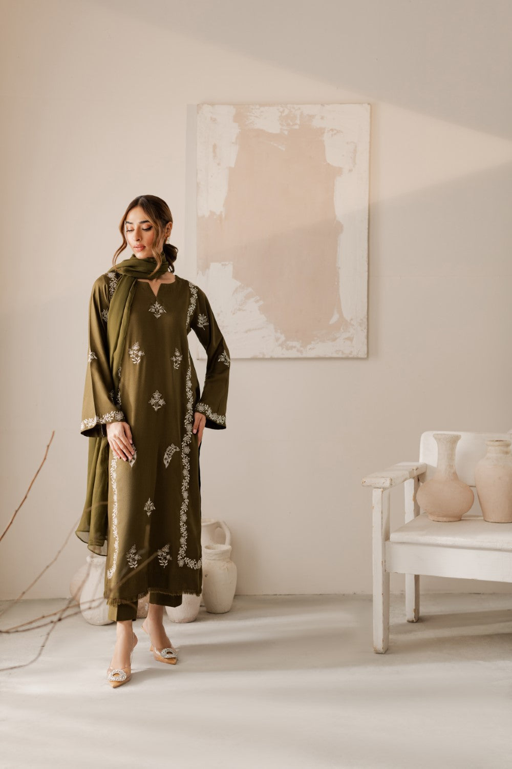 Vintage | Raqsam Winter Drop | Mavi by Vintage - Designer Dress - Type: Ladies Clothes - Available at Libayah - 100% Original