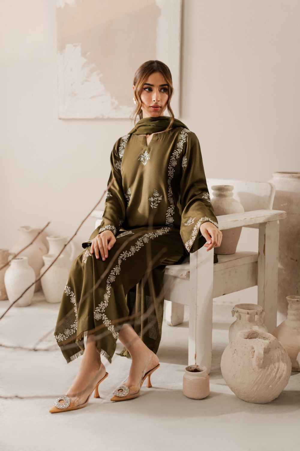 Vintage | Raqsam Winter Drop | Mavi by Vintage - Designer Dress - Type: Ladies Clothes - Available at Libayah - 100% Original