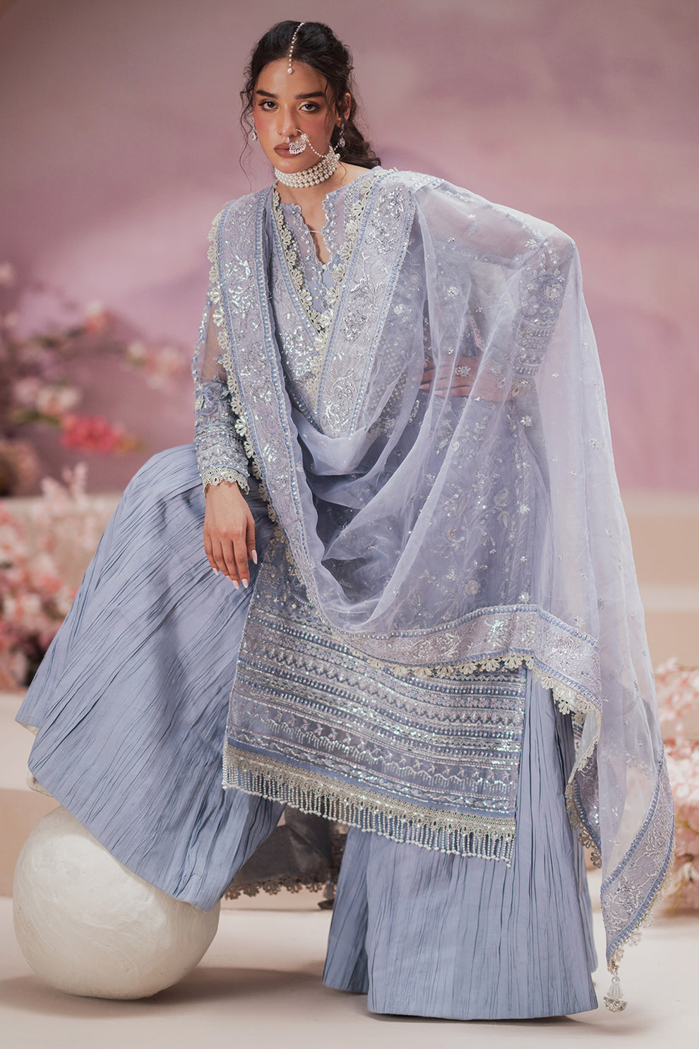 Zarposh | Jahanara Wedding Formals | Zemal by Zarposh - Designer Dress - Type: Ladies Clothes - Available at Libayah - 100% Original