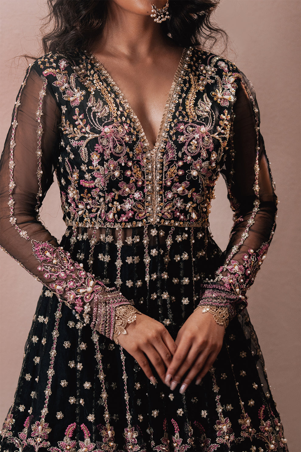 Zarposh | Jahanara Wedding Formals | Qara by Zarposh - Designer Dress - Type: Ladies Clothes - Available at Libayah - 100% Original