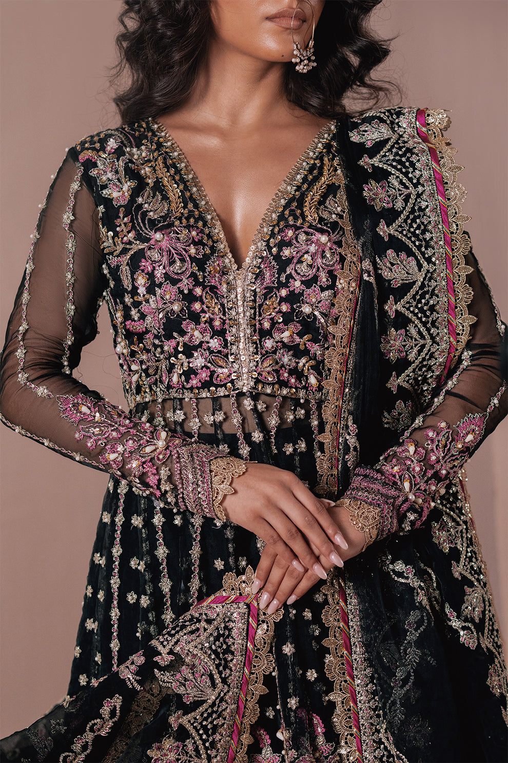 Zarposh | Jahanara Wedding Formals | Qara by Zarposh - Designer Dress - Type: Ladies Clothes - Available at Libayah - 100% Original