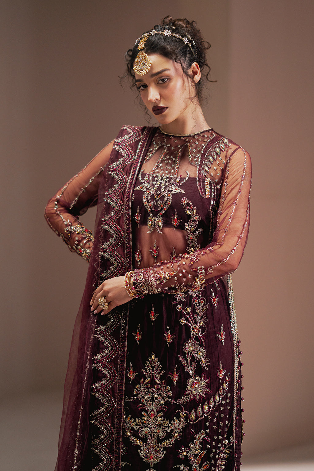 Zarposh | Jahanara Wedding Formals | Nisa by Zarposh - Designer Dress - Type: Ladies Clothes - Available at Libayah - 100% Original