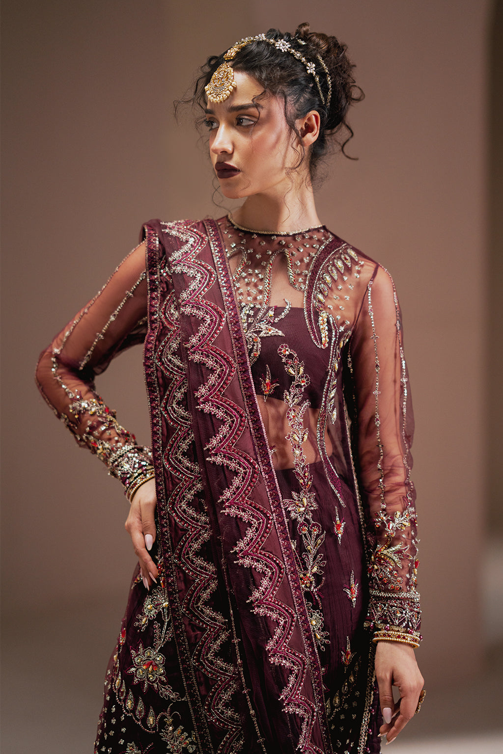Zarposh | Jahanara Wedding Formals | Nisa by Zarposh - Designer Dress - Type: Ladies Clothes - Available at Libayah - 100% Original