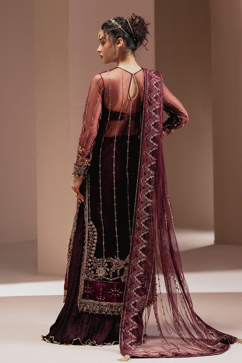 Zarposh | Jahanara Wedding Formals | Nisa by Zarposh - Designer Dress - Type: Ladies Clothes - Available at Libayah - 100% Original