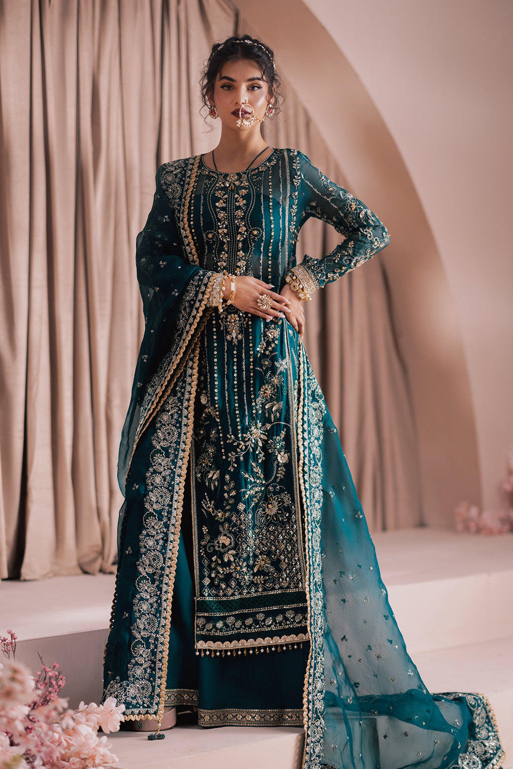 Zarposh | Jahanara Wedding Formals | Firaaq by Zarposh - Designer Dress - Type: Ladies Clothes - Available at Libayah - 100% Original